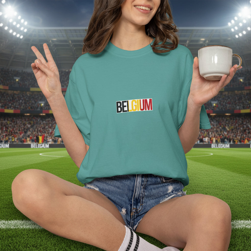 Belgium Soccer T-Shirt 100% Cotton