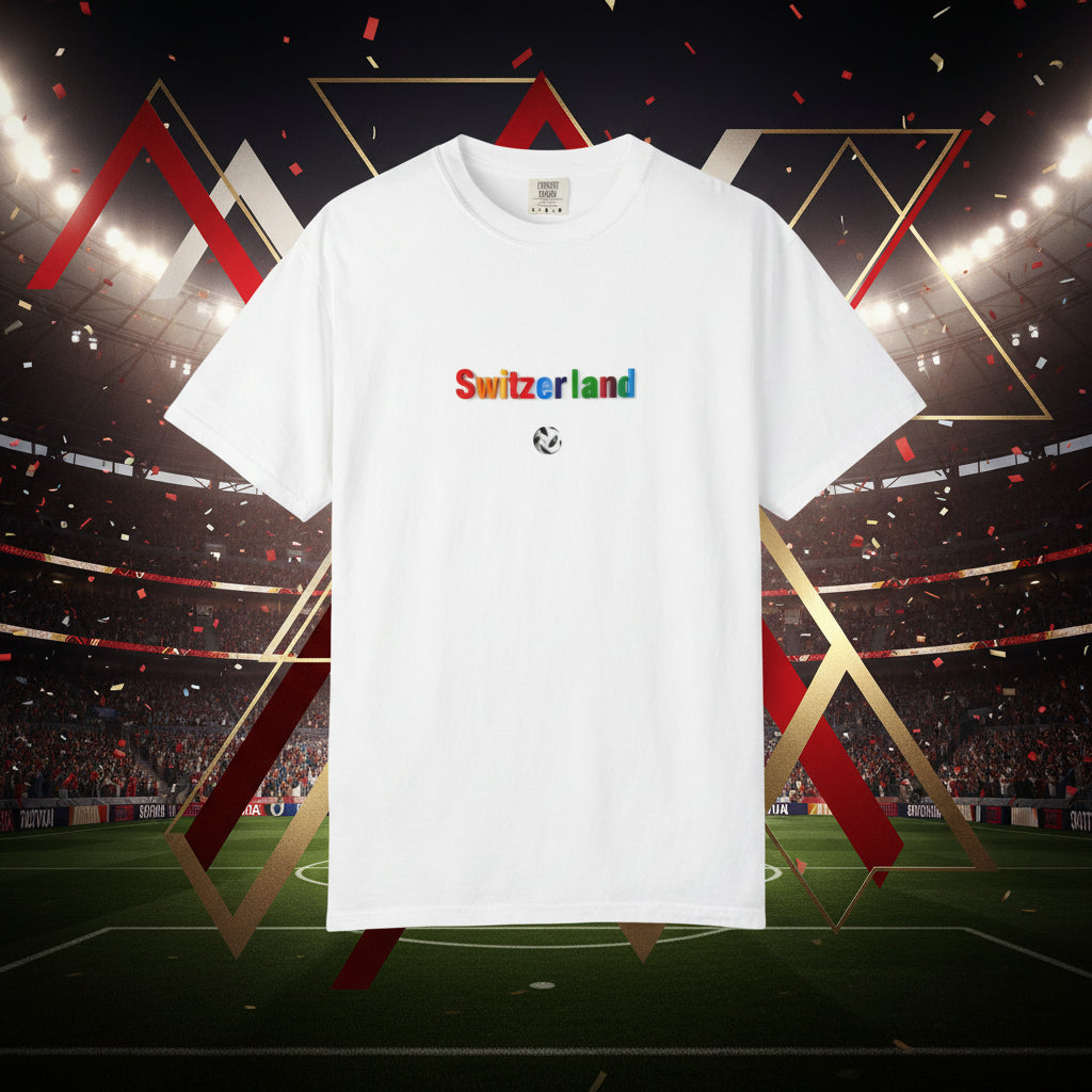 Switzerland World Cup 2026 Soccer 100%  Cotton