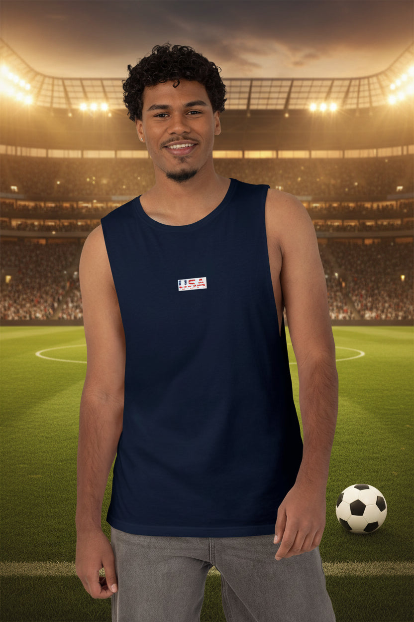 USA World Cup 2026 Soccer Tank Top 100% Cotton