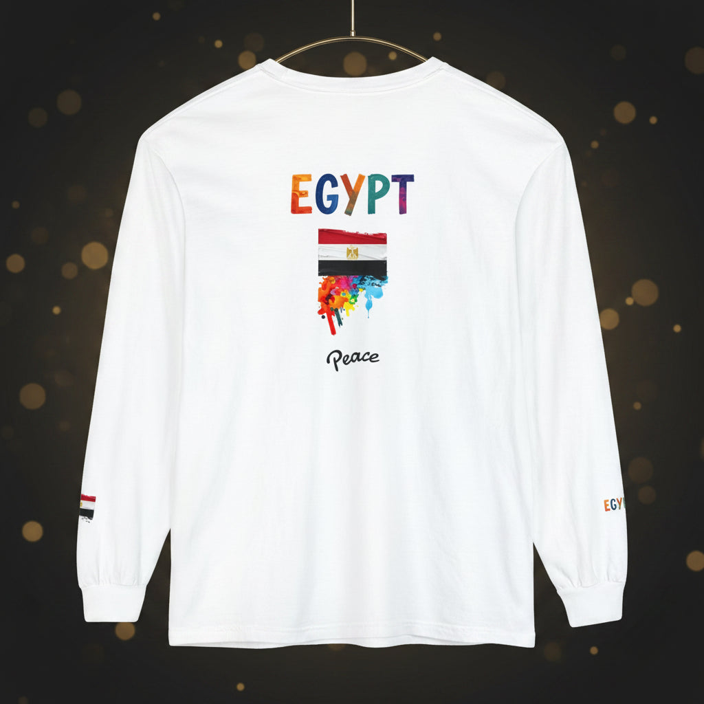 Egypt Flag Long Sleeve Tee - "Peace"