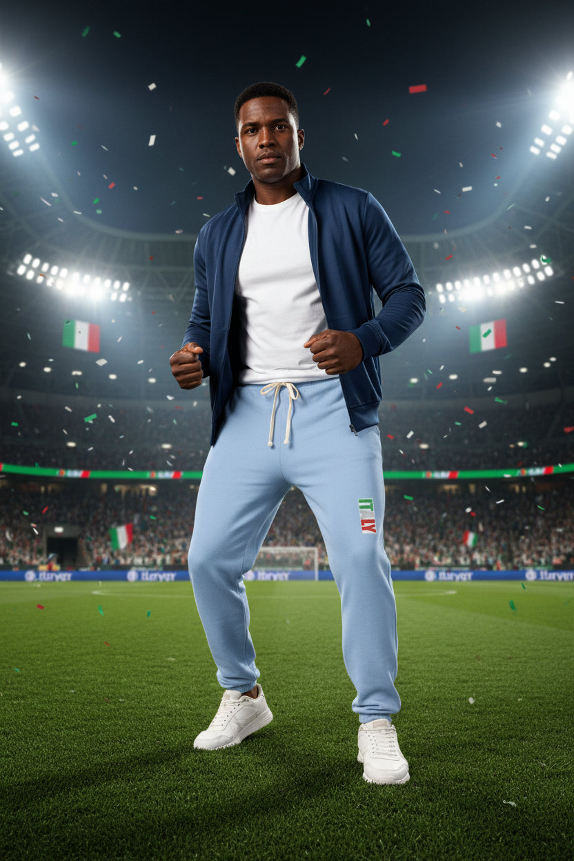 Italy World Cup 2026 Sweatpants 100% Cotton
