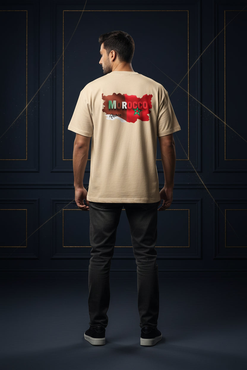 Morocco Flag Tee — Vintage Graphic T-Shirt (Morocco)