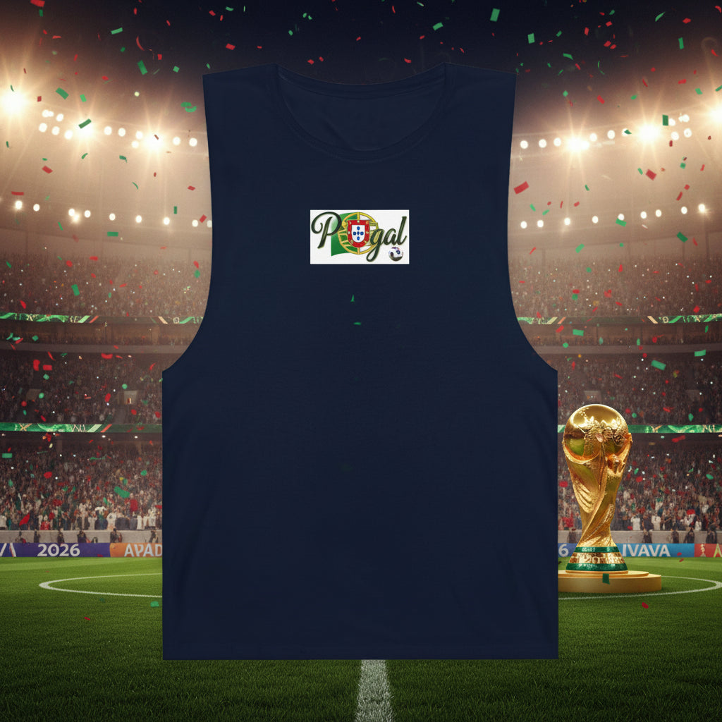 Portugal Soccer Tank Top 100% Combed Ring-Spun Cotton