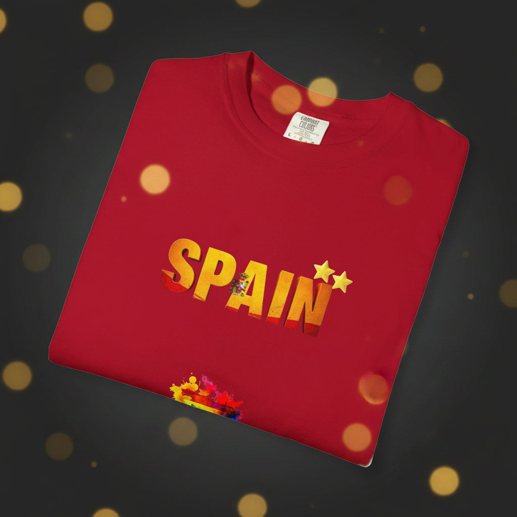 Spain Graphic T-Shirt — Peace message