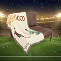 Morocco Soccer Woven Blanket