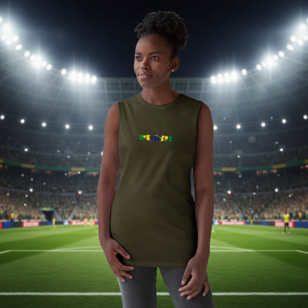 Brazil Flag Tank Top
