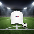 France Soccer Flag Baseball Cap