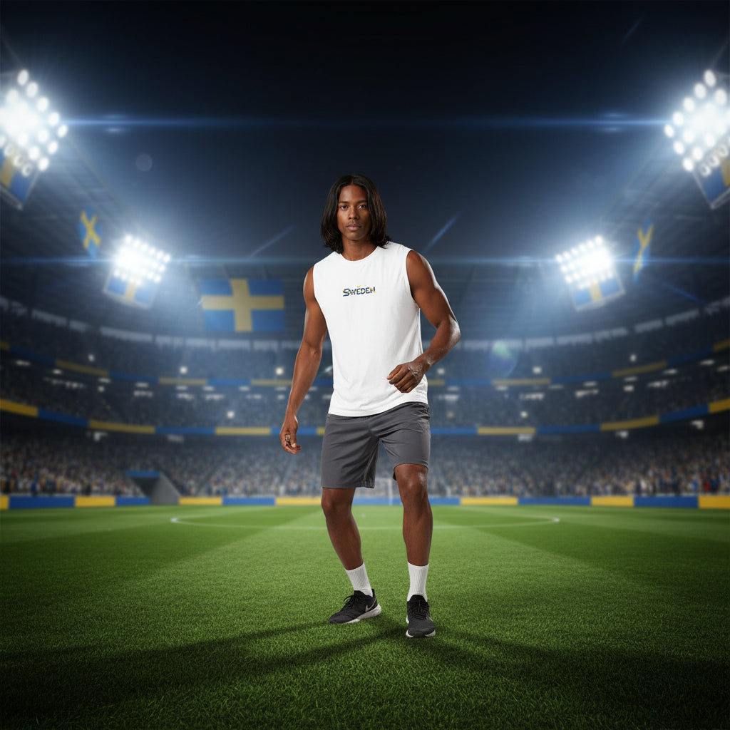 Sweden World Cup 2026 Muscle Tank Top