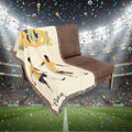 Brazil Soccer Woven Blanket