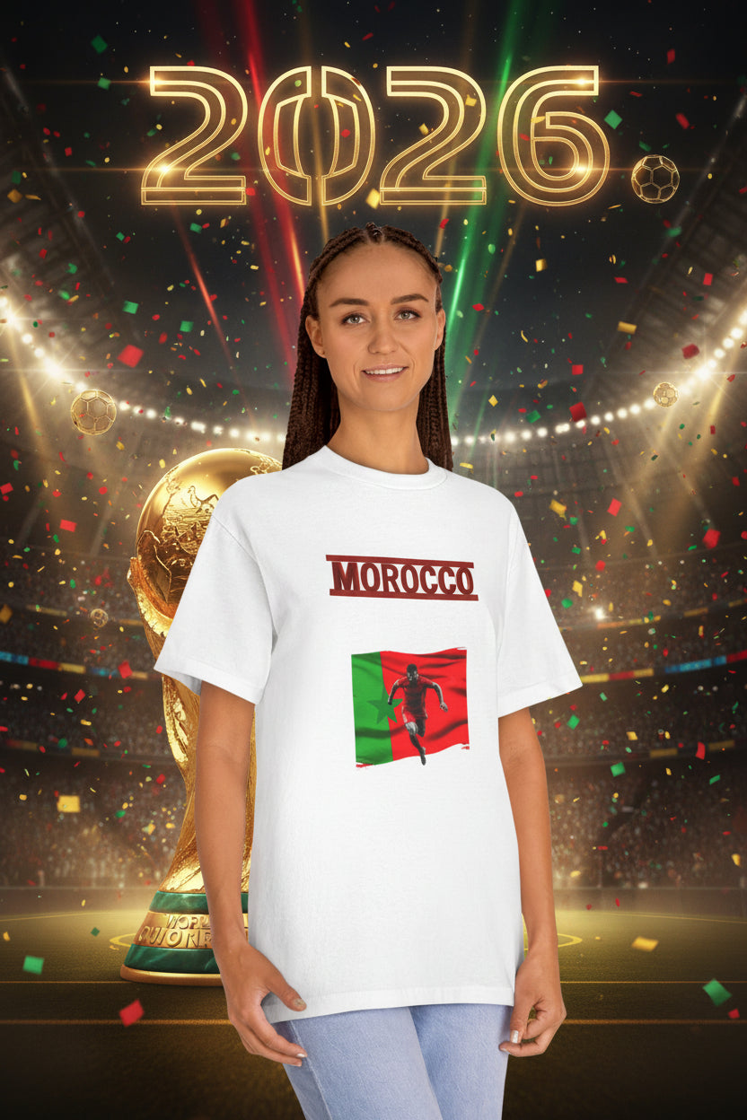 Morocco Soccer T‑Shirt