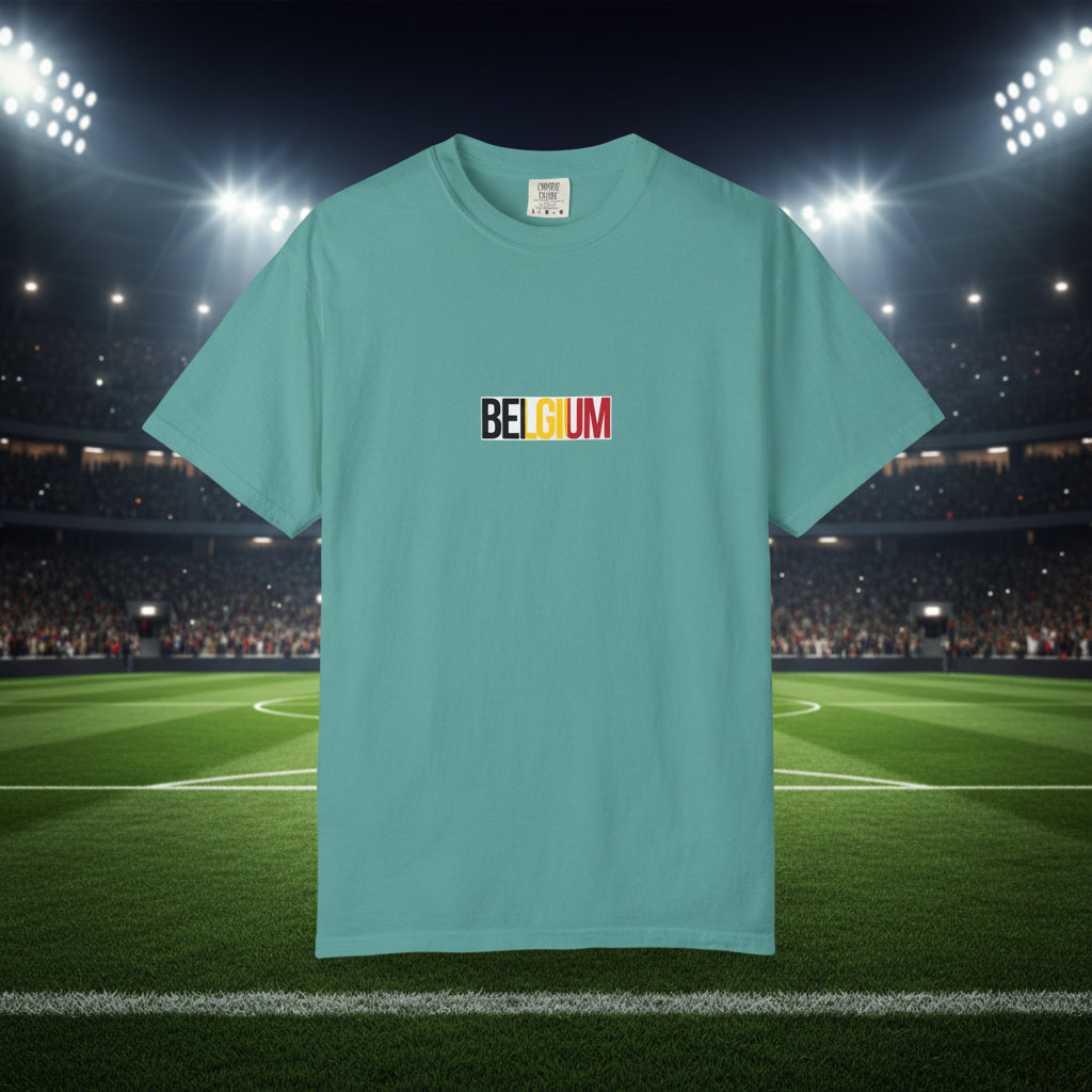 Belgium Soccer T-Shirt 100% Cotton