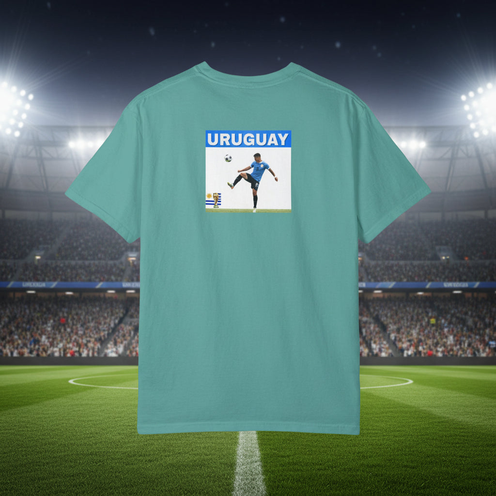 Uruguay Soccer T-Shirt 100%  Cotton