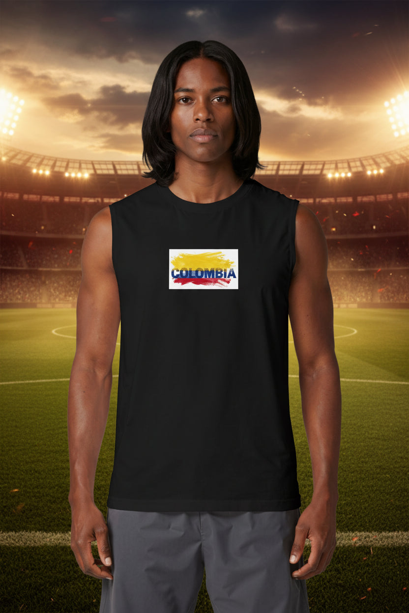 Colombia Soccer Muscle Tank