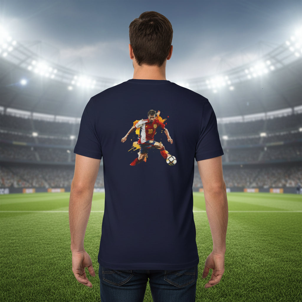 Spain Soccer V-Neck Tee