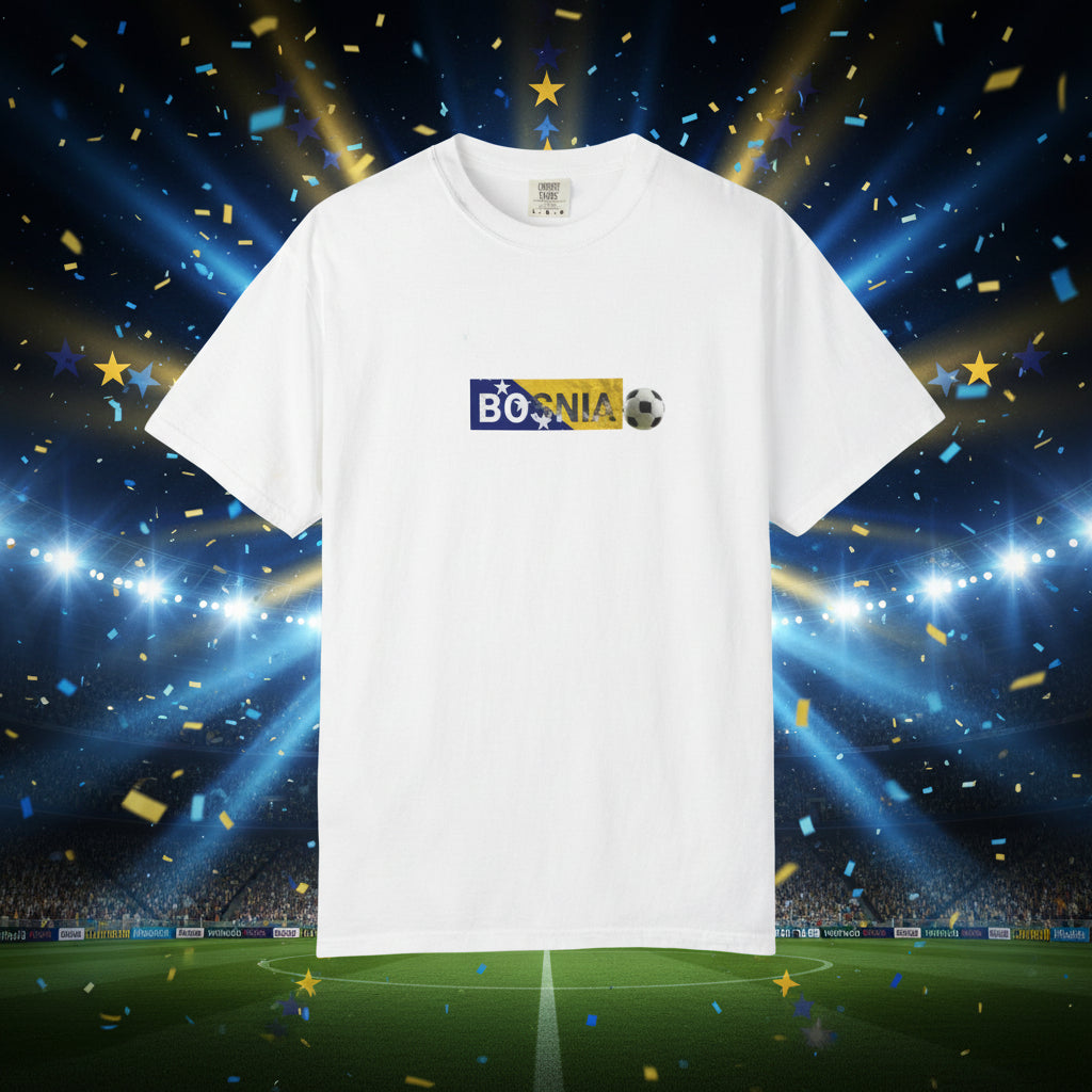 Bosnia World Cup 2026 Soccer 100%  Cotton