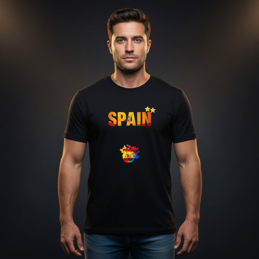 Spain Graphic T-Shirt — Peace message