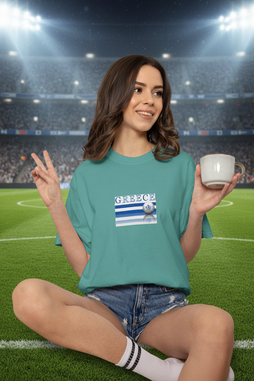 Greece T-Shirt 100% Ring-Spun Cotton