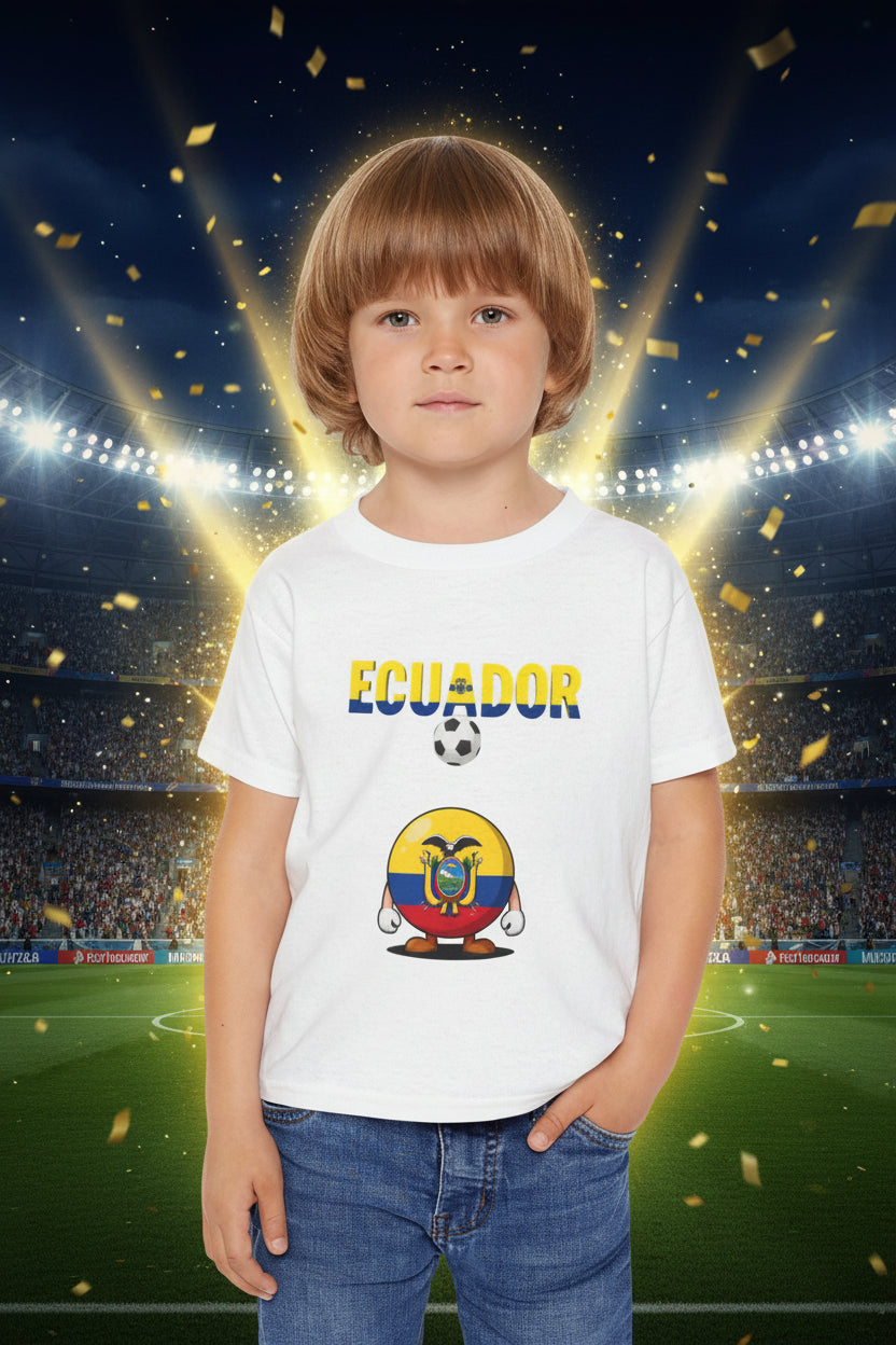 Ecuador Soccer Toddler T‑Shirt