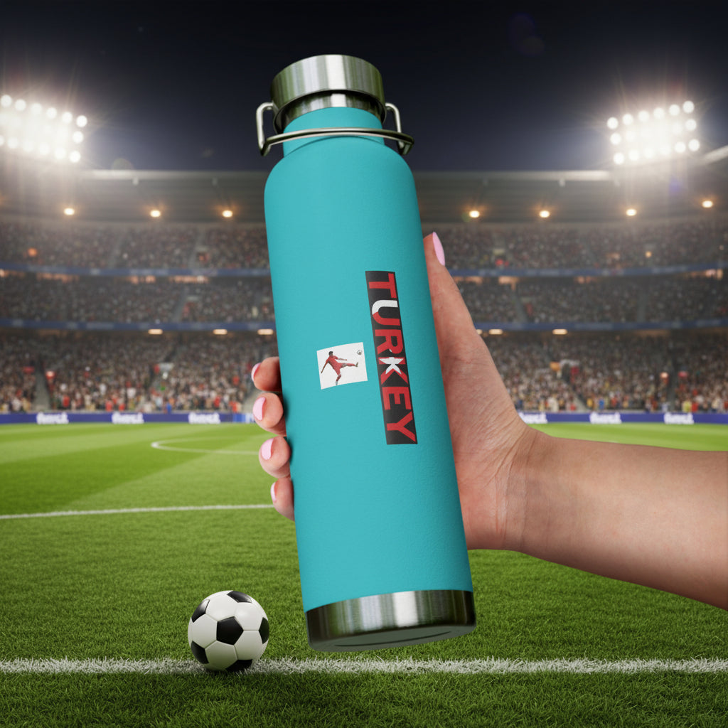 Türkiye World Cup 2026 22oz  Stainless Water Bottle