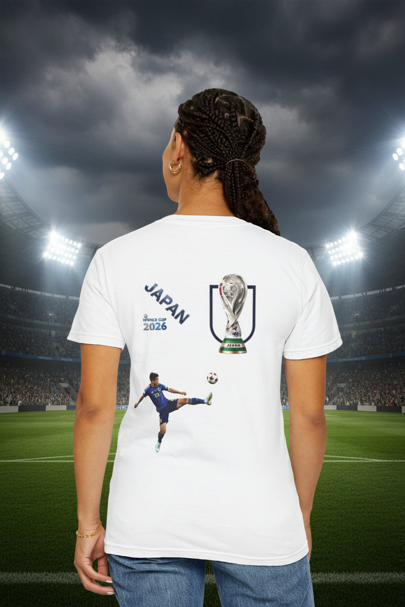 Japan World Cup 2026 Soccer 100%  Cotton