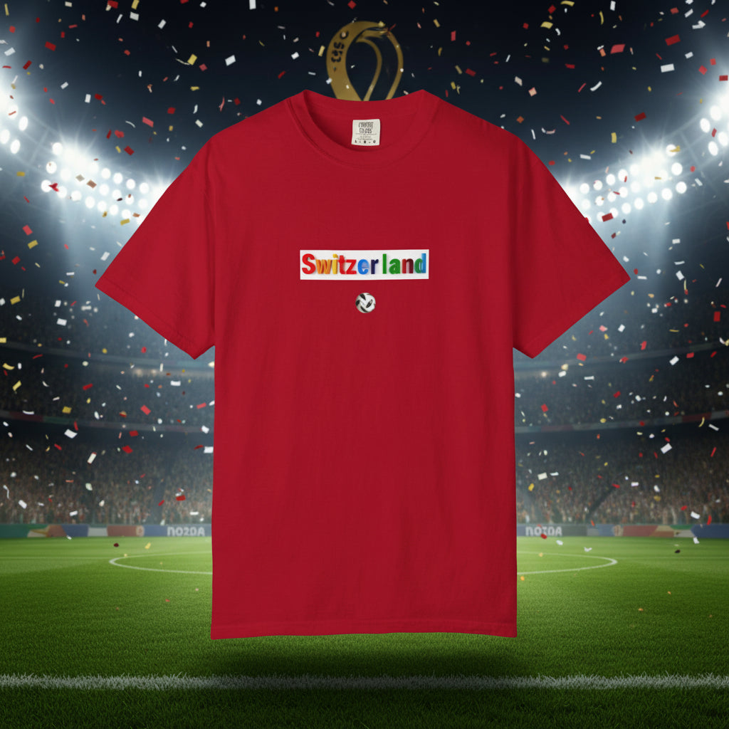 Switzerland World Cup 2026 Soccer 100%  Cotton