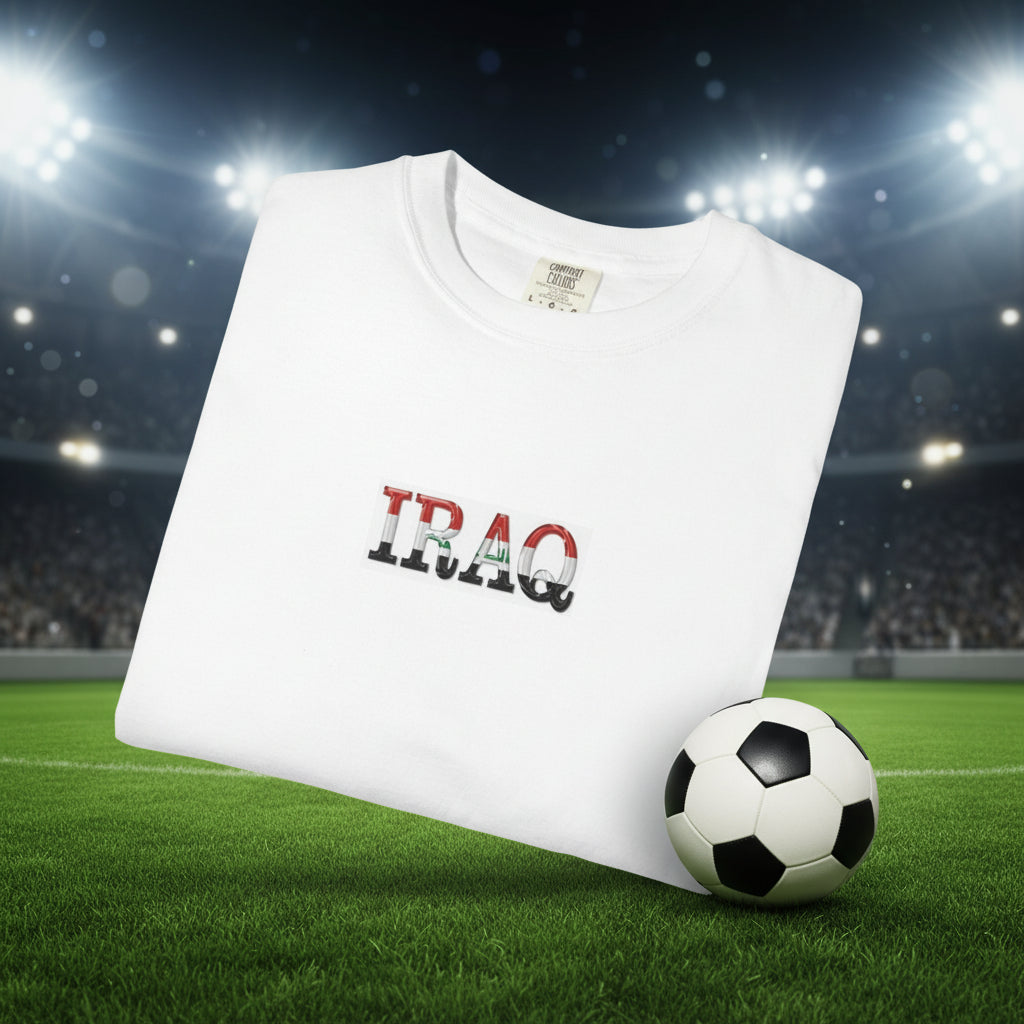 Iraq World Cup 2026 Soccer 100%  Cotton