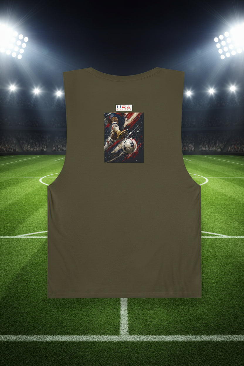 USA World Cup 2026 Soccer Tank Top 100% Cotton