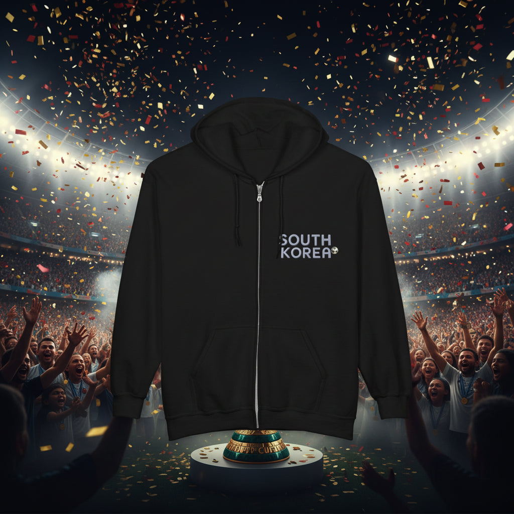 South Korea Soccer Zip Hoodie