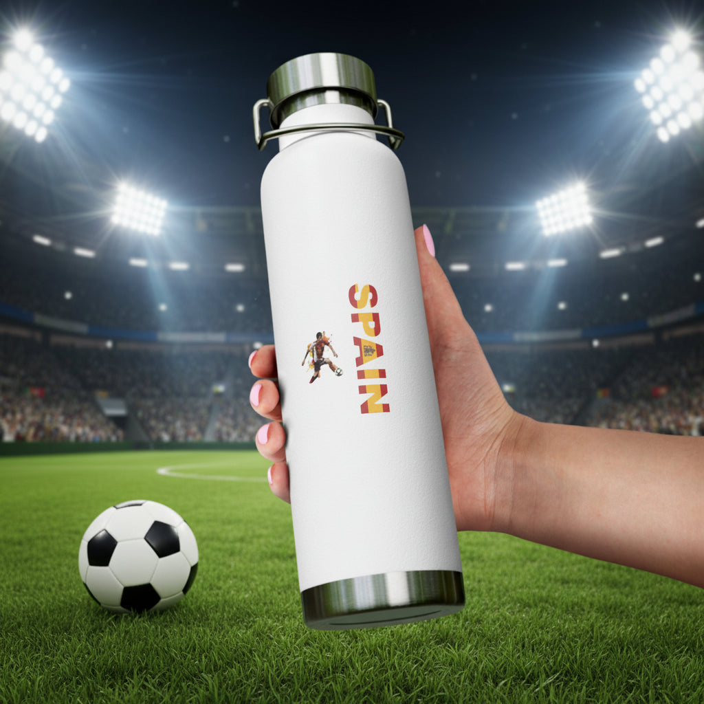 Spain World Cup 2026 22oz Vacuum Insulated Stainless Water Bottle
