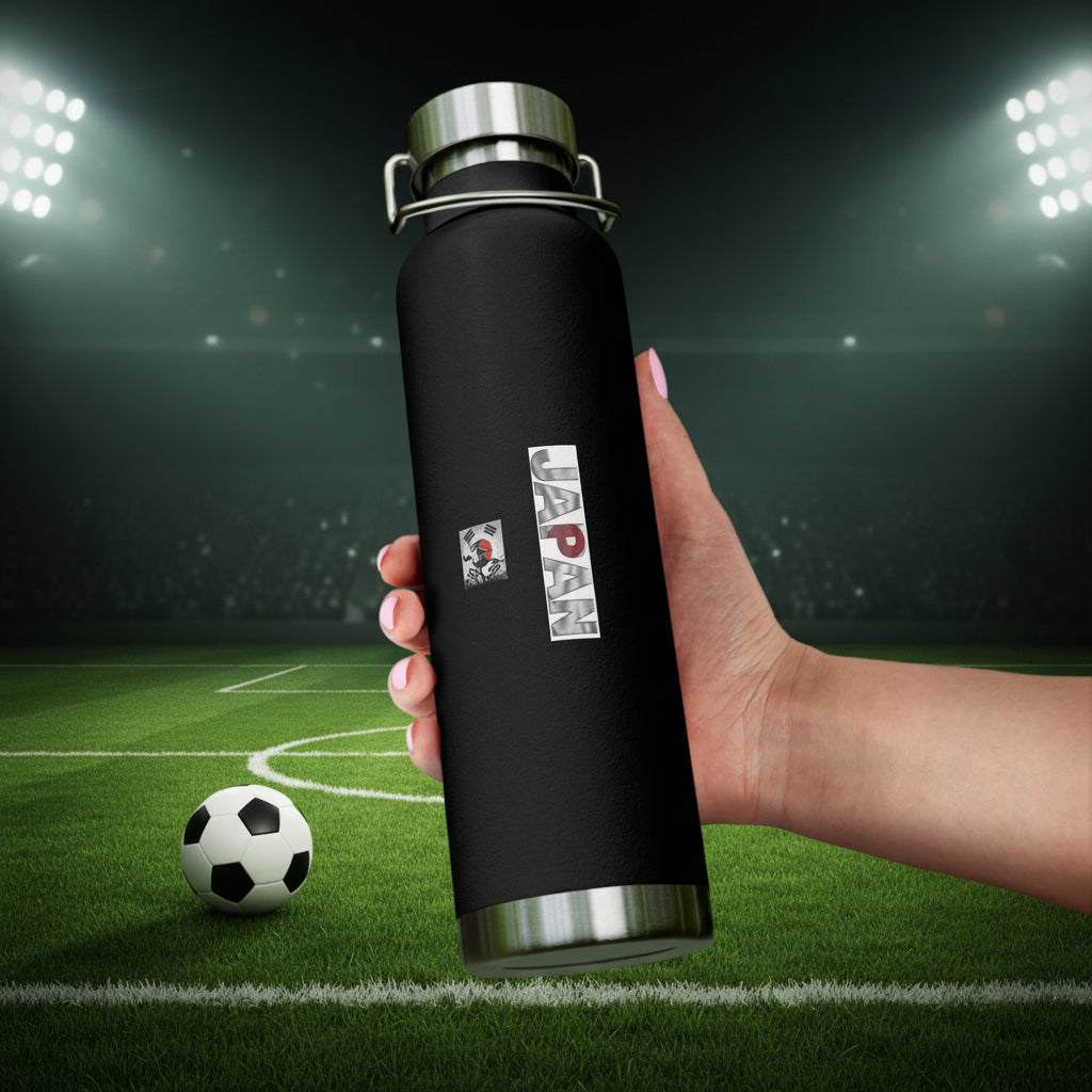 Japan World Cup 2026 Inspired 22oz Water Bottle