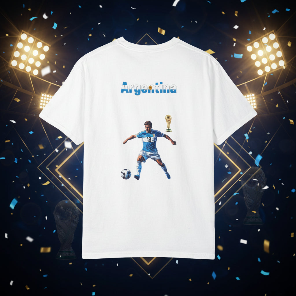 Argentina World Cup 2026 Soccer 100%  Cotton
