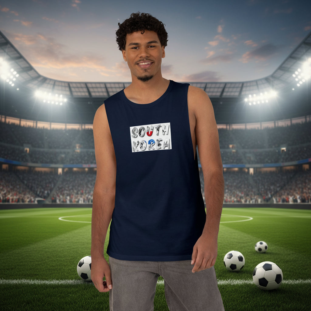 South Korea Soccer Tank Top 100%  Cotton