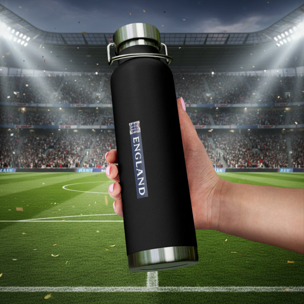 England World Cup 2026 22oz Vacuum Insulated Stainless Water Bottle