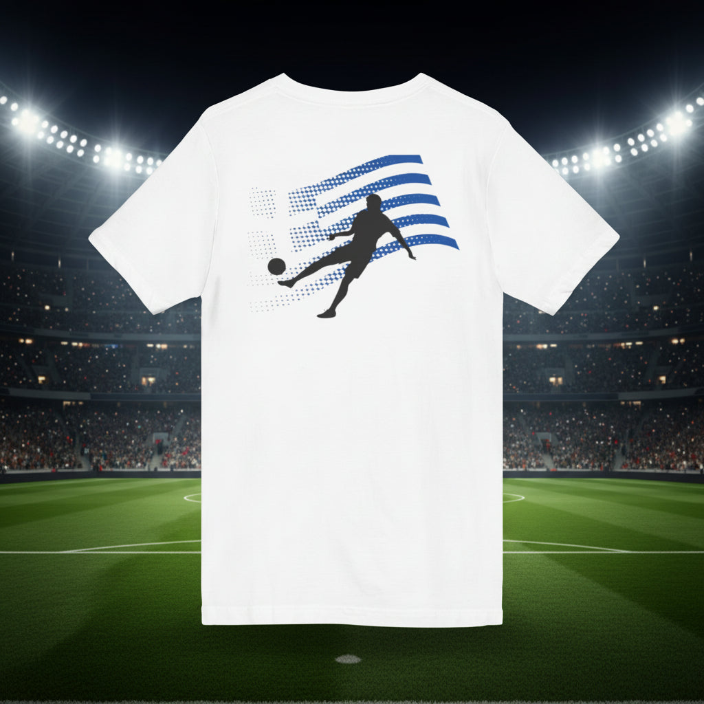 Greece World Cup 2026 Soccer V-Neck Tee