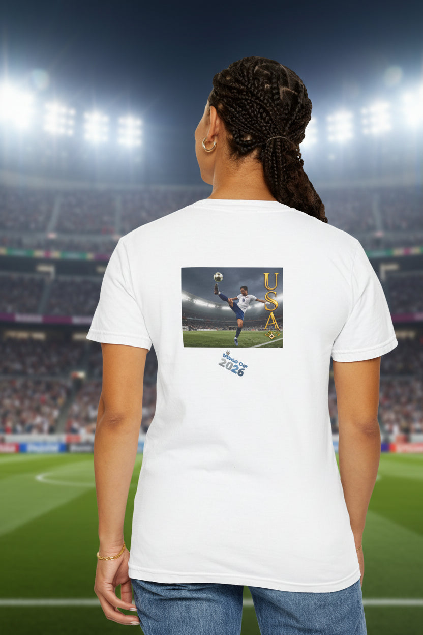USA world cup  2026 Soccer 100%  Cotton