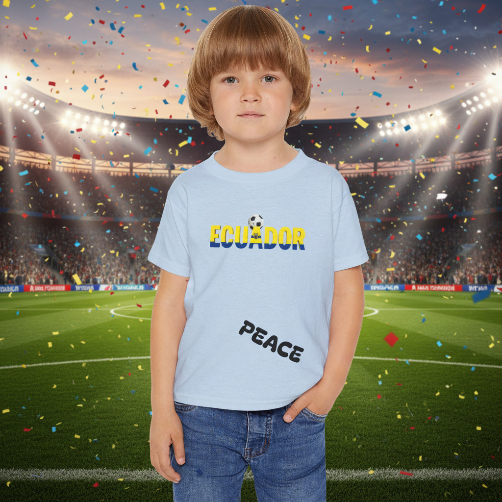 Ecuador Soccer Toddler T‑Shirt
