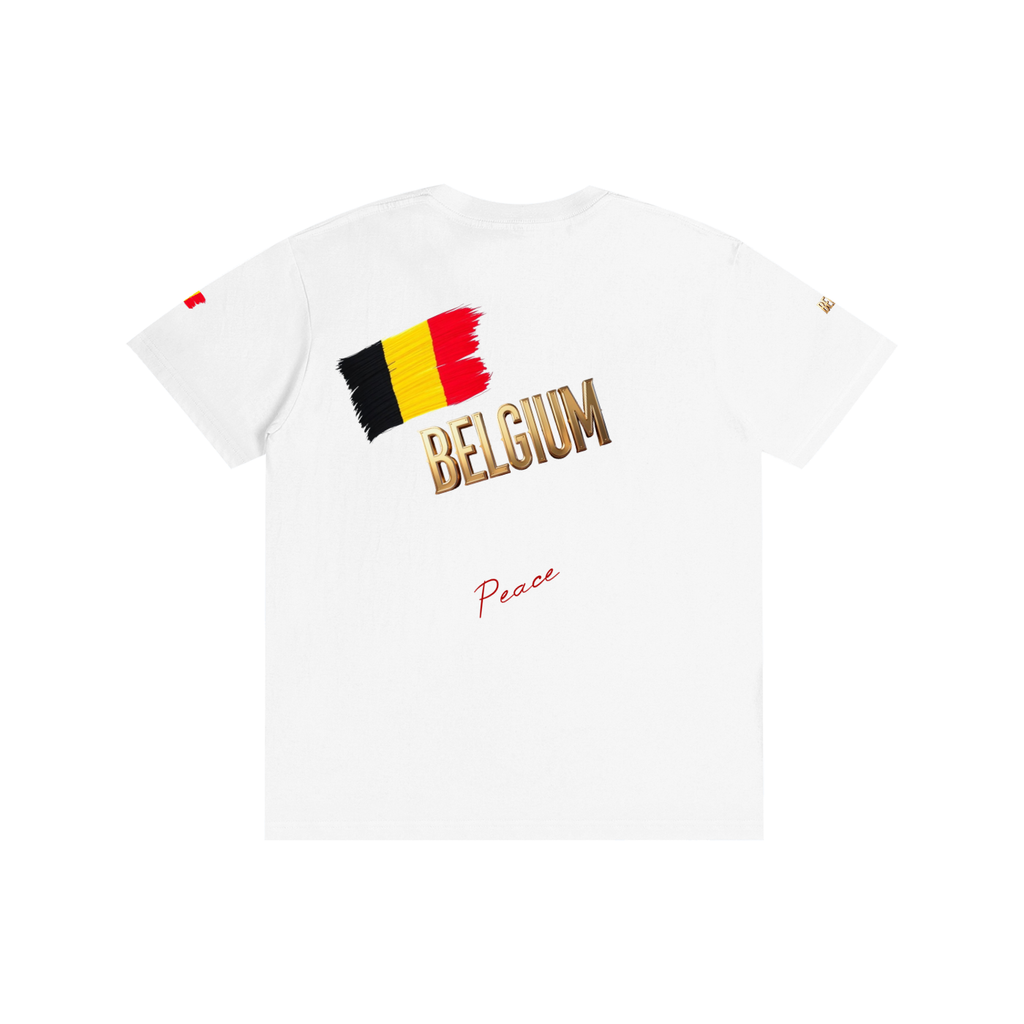Belgium fans- Peace Pure Cotton Unisex T-Shirt
