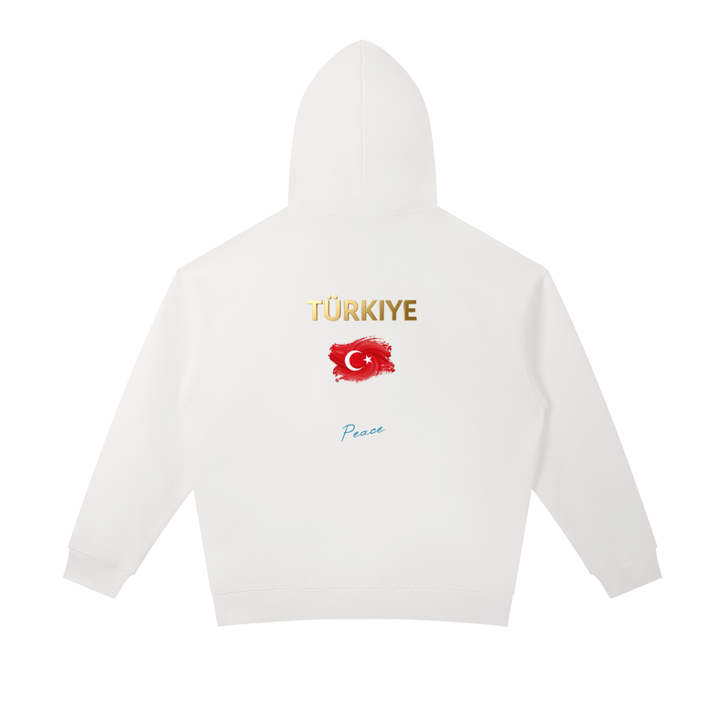 Türkiye fans - Peace - Essential Heavyweight Hoodie