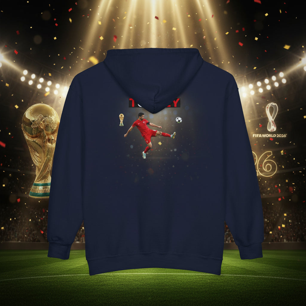 Türkiye World Cup 2026 Soccer Zip Hoodie