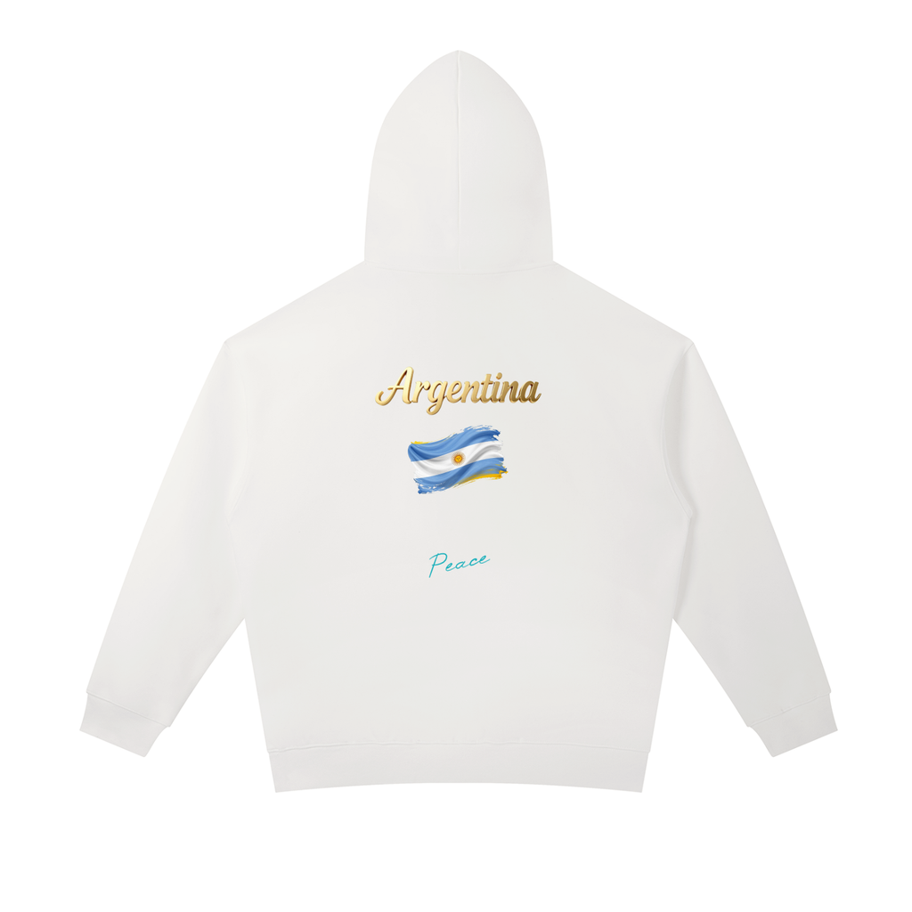Argentina fans - Peace - Essential Heavyweight Hoodie