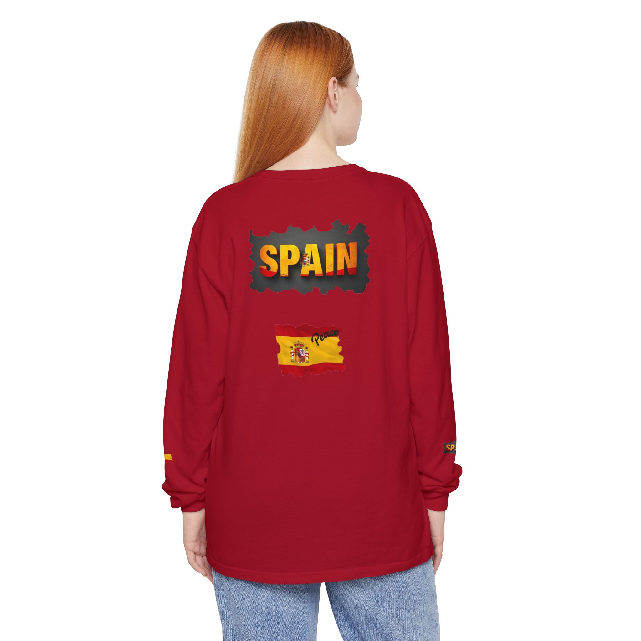 Spain Flag Long Sleeve Tee