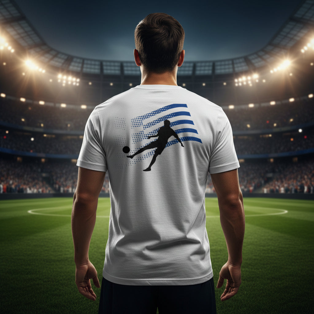 Greece World Cup 2026 Soccer V-Neck Tee