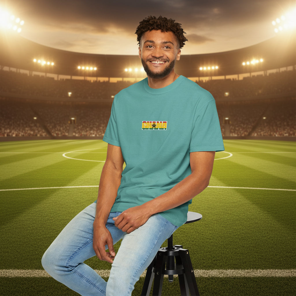 Ghana Soccer T-Shirt 100% Cotton
