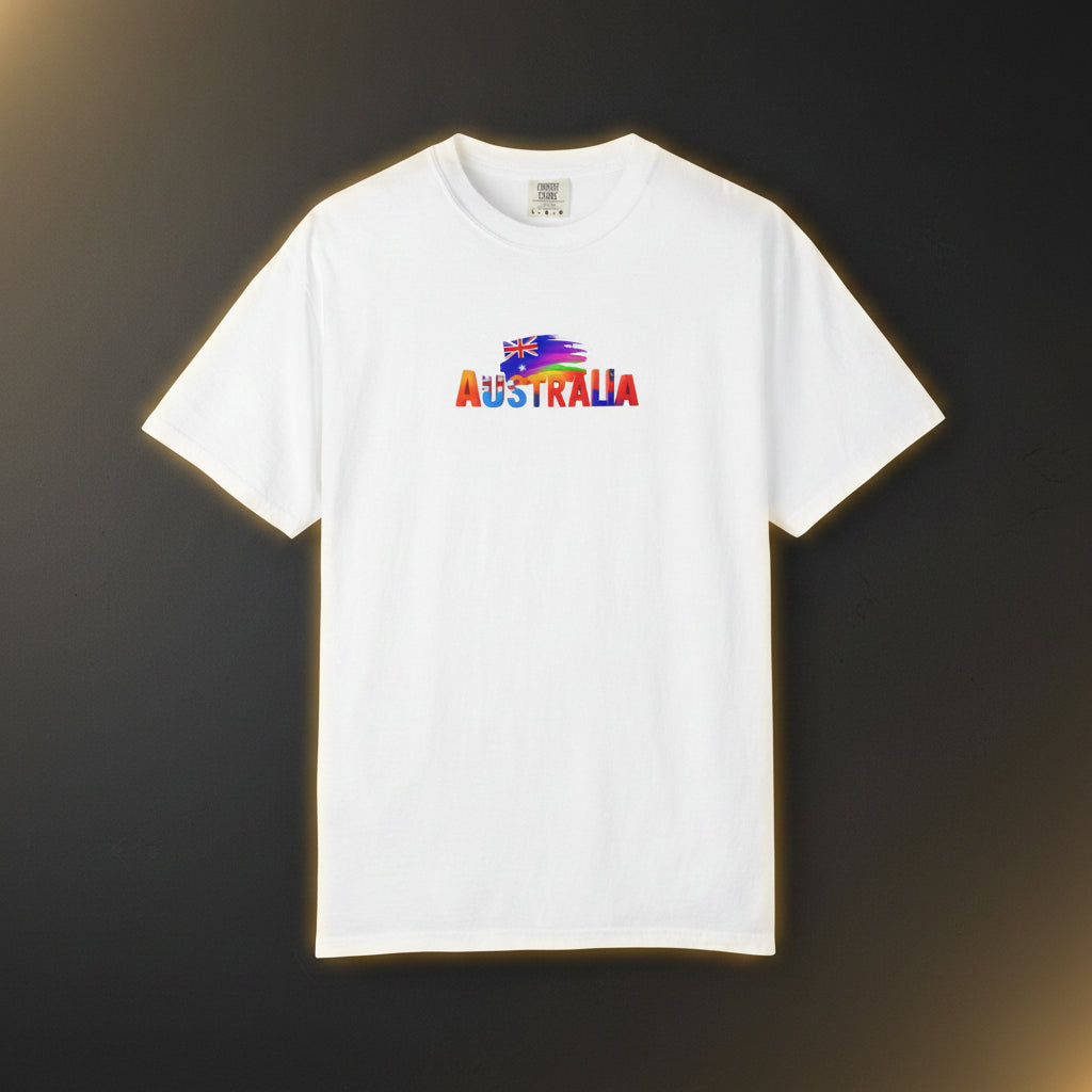 Australia Flag Graphic T-Shirt - Peace