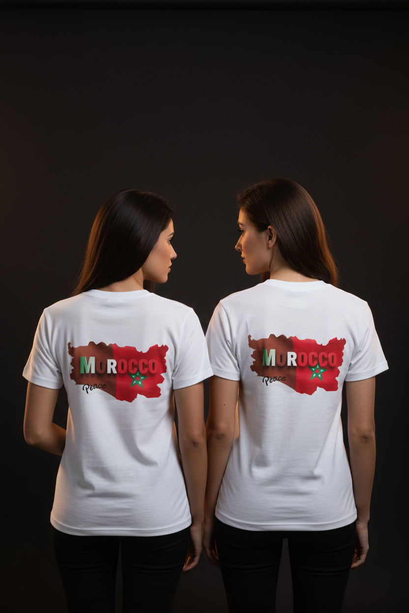 Morocco Flag Tee — Vintage Graphic T-Shirt (Morocco)