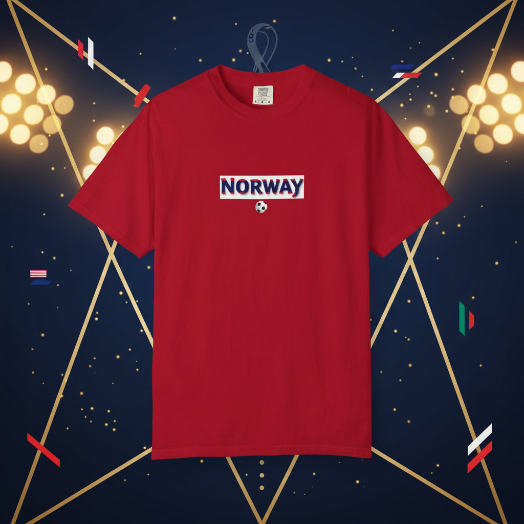Norway World Cup 2026 Soccer 100%  Cotton