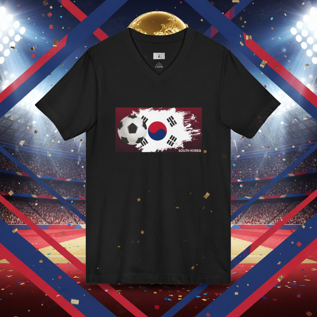 South Korea Soccer V-Neck Tee