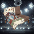 USA Soccer Woven Blanket