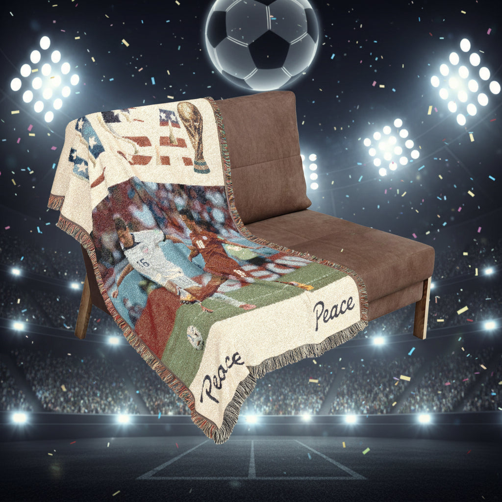 USA Soccer Woven Blanket