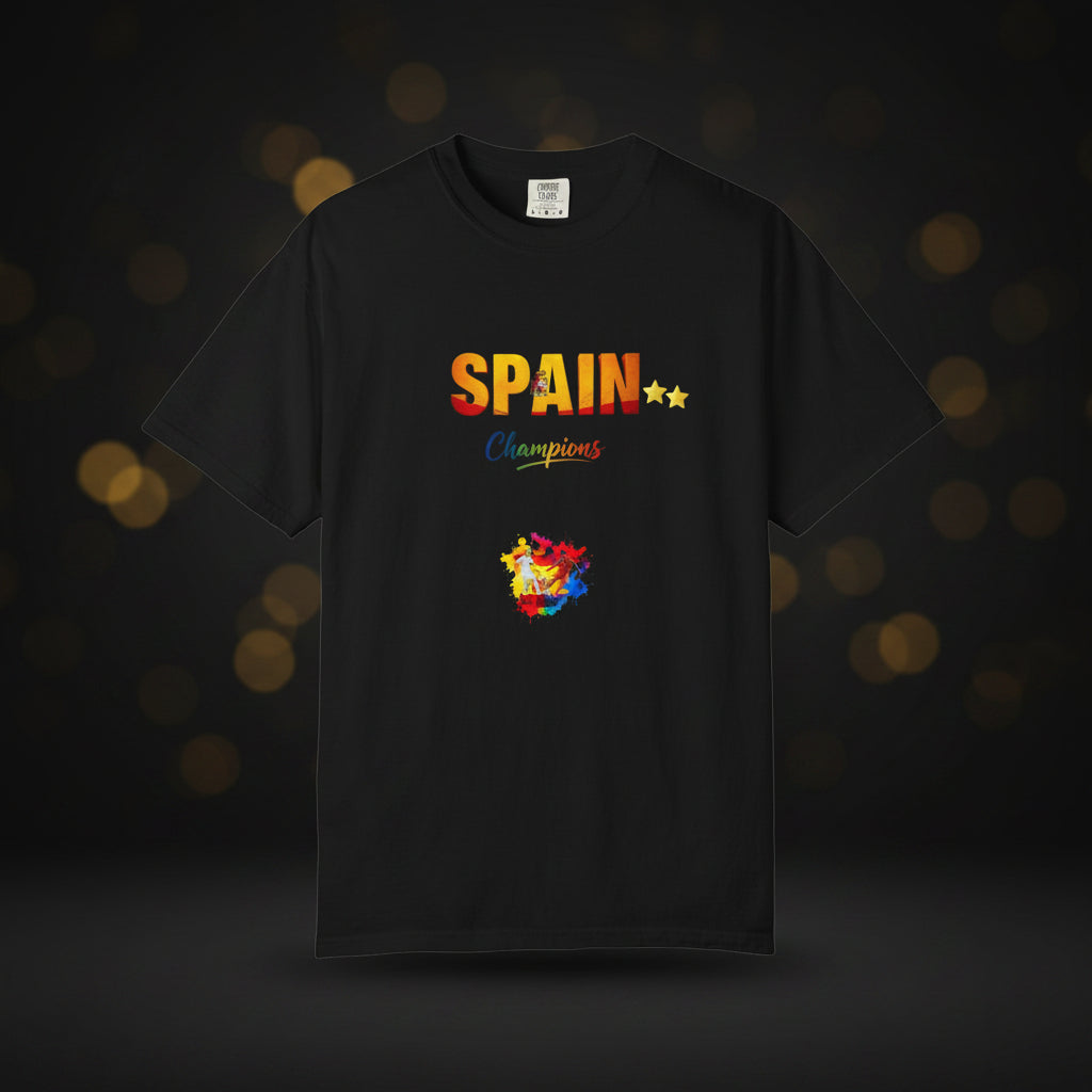 Spain Champions T-Shirt -Peace message